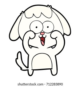 cute cartoon dog