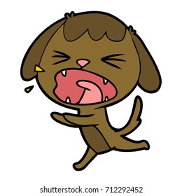 perro de dibujos animados adorables