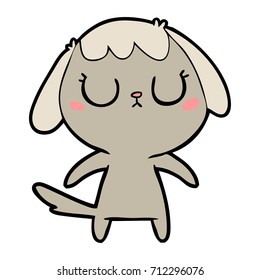 perro de dibujos animados adorables
