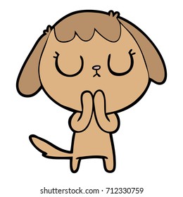 cute cartoon dog