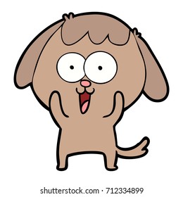 cute cartoon dog