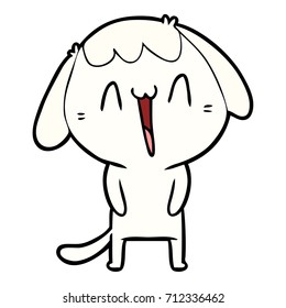 cute cartoon dog