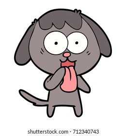 cute cartoon dog