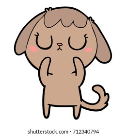perro de dibujos animados adorables