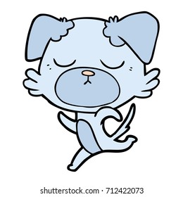 perro de dibujos animados adorables
