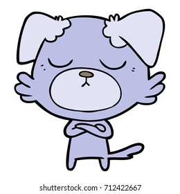 perro de dibujos animados adorables