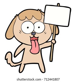 perro de dibujos animados adorables
