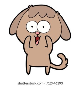 cute cartoon dog