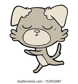 perro de dibujos animados adorables