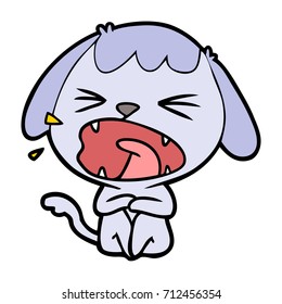 perro de dibujos animados adorables