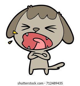 perro de dibujos animados adorables
