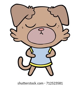 perro de dibujos animados adorables
