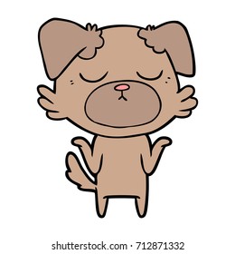 cute cartoon dog