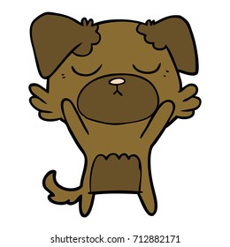 cute cartoon dog