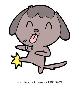 perro de dibujos animados adorables