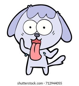 perro de dibujos animados adorables