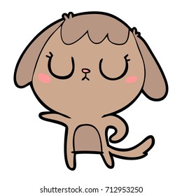 perro de dibujos animados adorables