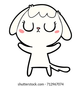 perro de dibujos animados adorables
