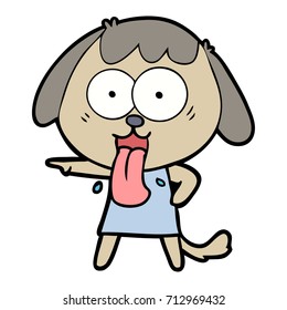 cute cartoon dog