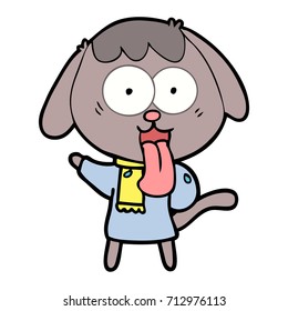 cute cartoon dog