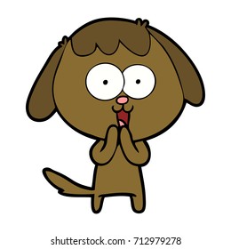 süßer Cartoon-Hund