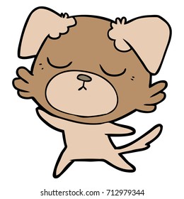 cute cartoon dog