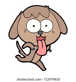 perro de dibujos animados adorables