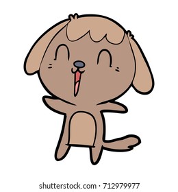 cute cartoon dog