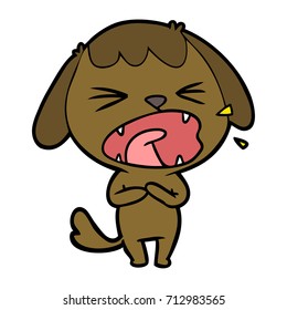 cute cartoon dog