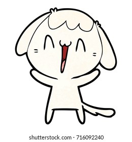 perro de dibujos animados adorables