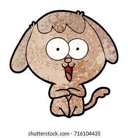perro de dibujos animados adorables