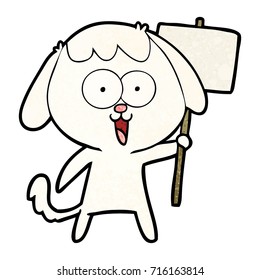 cute cartoon dog
