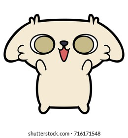 perro de dibujos animados adorables