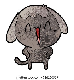 cute cartoon dog