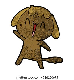 perro de dibujos animados adorables