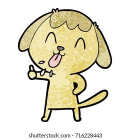 cute cartoon dog