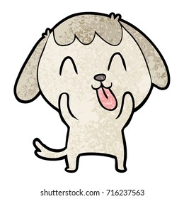 perro de dibujos animados adorables