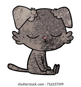 cute cartoon dog