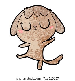 perro de dibujos animados adorables