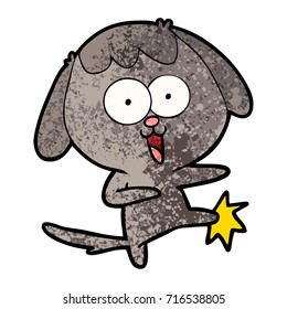 perro de dibujos animados adorables