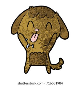 perro de dibujos animados adorables