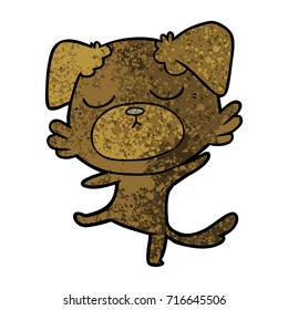 perro de dibujos animados adorables