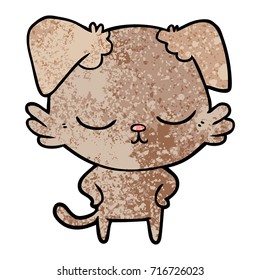 perro de dibujos animados adorables