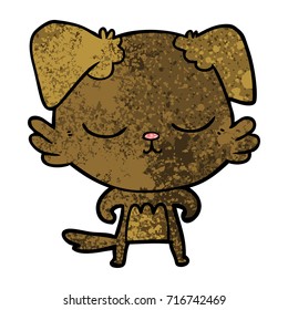 perro de dibujos animados adorables