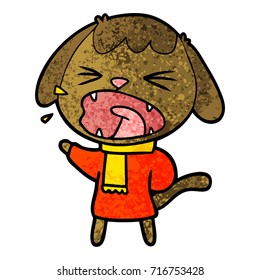 perro de dibujos animados adorables