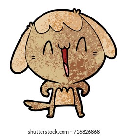 perro de dibujos animados adorables