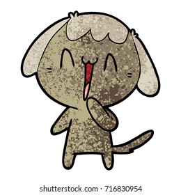 perro de dibujos animados adorables