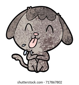 perro de dibujos animados adorables