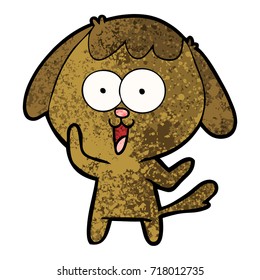 cute cartoon dog