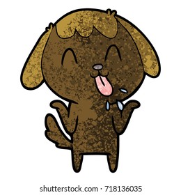 perro de dibujos animados adorables